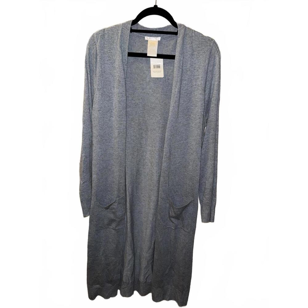Matty M Heather Gray Long Cardigan - Size XL